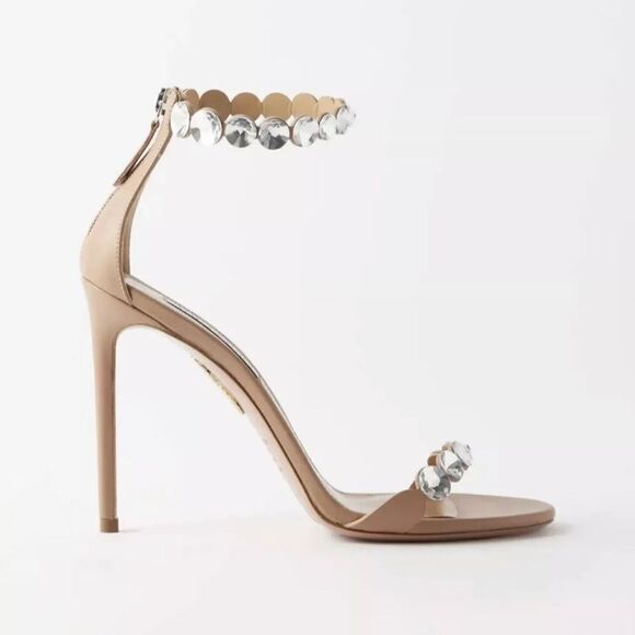 Aquazzura Maxi-Tequila Sandals 105mm size 37.5 - Picture 2 of 16